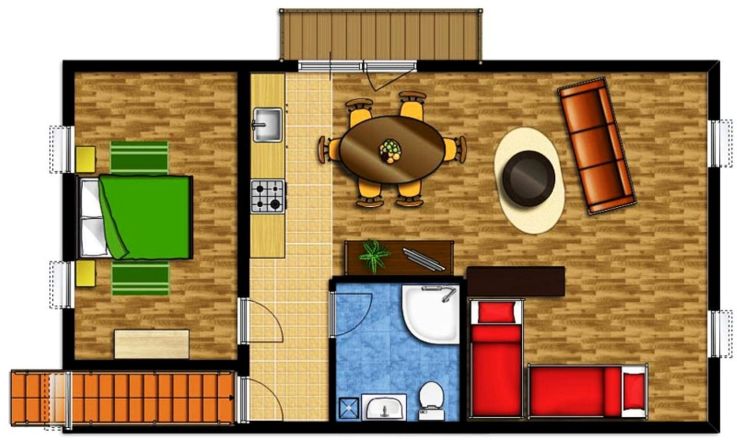Apartments Oman Краньска Гора Экстерьер фото
